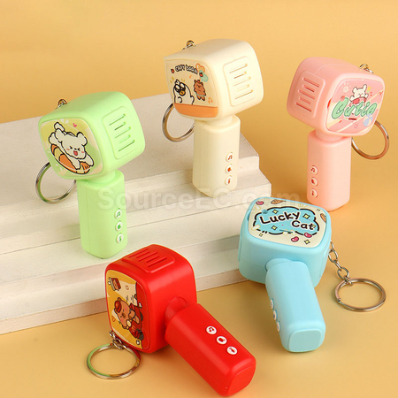 Customization Microphone Recorder Keychain Promotional Products