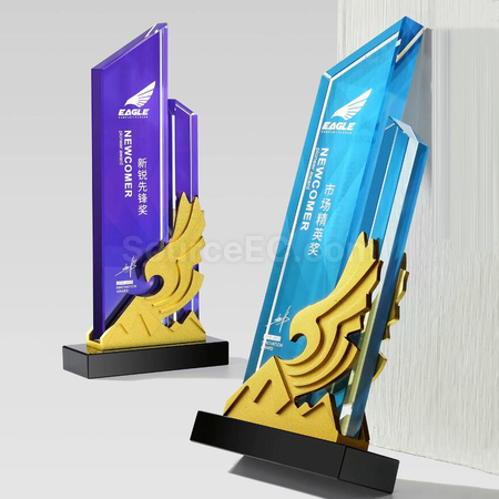 Customization Crystal Trophy Promotional Products