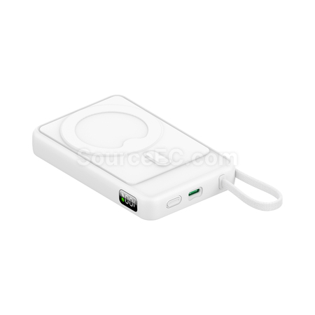 Customization 3C Certified Magnetic light-up wireless charging power bank Promotional Products