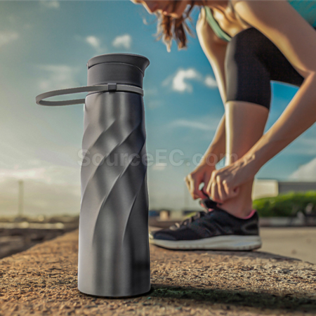 Customization Uncle Earth Ocean Recycling Stainless Steel Large Capacity Portable Handheld Whirlpool Cold Water Jug Promotional Products