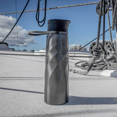 Customization Uncle Earth Ocean Recycling Stainless Steel Large Capacity Portable Handheld Whirlpool Cold Water Jug Promotional Products