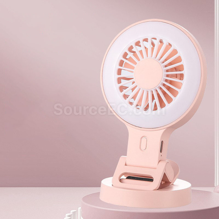 Customization Mini fan fill light with clip Promotional Products