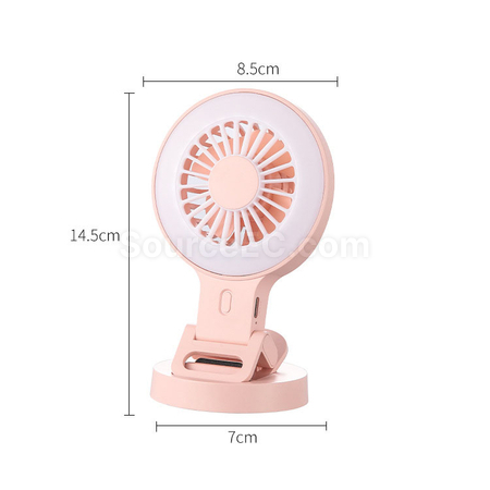 Customization Mini fan fill light with clip Promotional Products