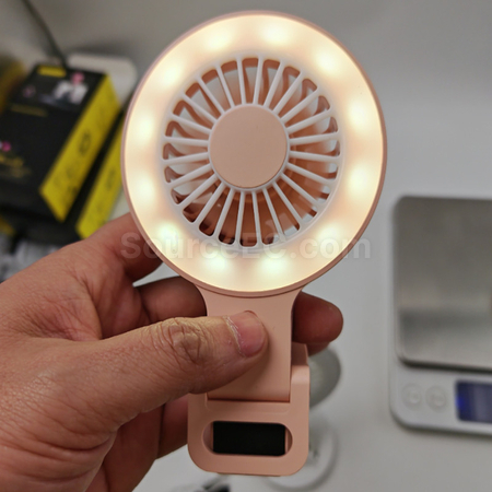 Customization Mini fan fill light with clip Promotional Products