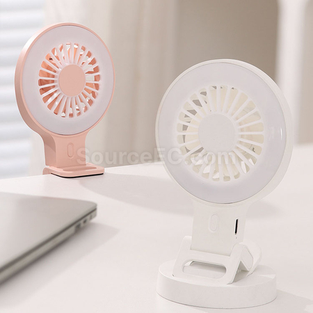Customization Mini fan fill light with clip Promotional Products