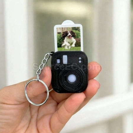Customization 3D Printed Mini Camera Keychain Promotional Products