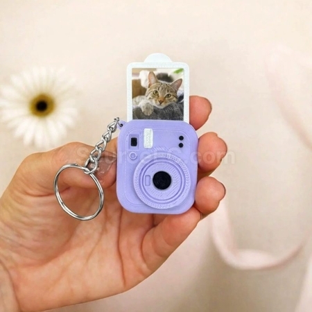 Customization 3D Printed Mini Camera Keychain Promotional Products