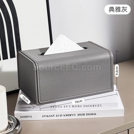Customization Luxury Leather Tissue Box Promotional Products
