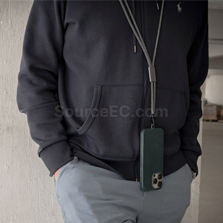 Customization Uncle Earth Ocean Recycling Material Eco-friendly Portable Charging Phone Lanyard Promotional Products