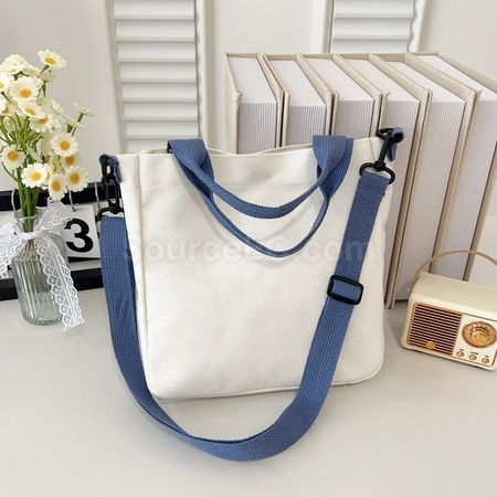 Customization Canvas Crossbody Tote Bag Promotional Products
