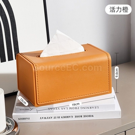 Customization Luxury Leather Tissue Box Promotional Products