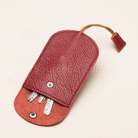 Customization Genuine Leather Key Organizer Promotional Products