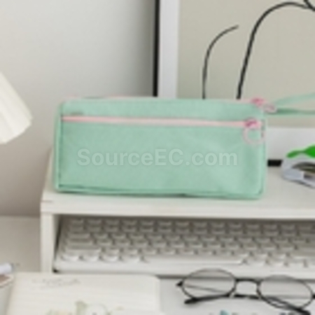 Customization Color Block Student Pencil Case Promotional Products