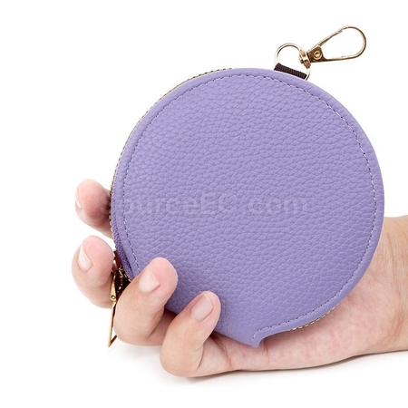 Customization Mini Round Zipper Coin Purse Promotional Products