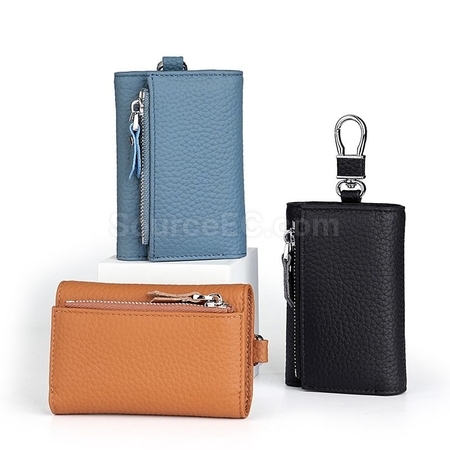 Customization Genuine Leather Key Case Promotional Products