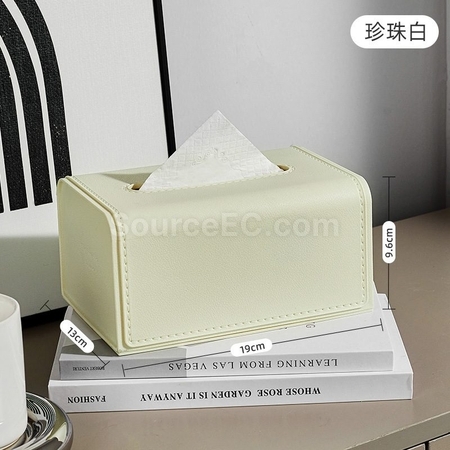 Customization Luxury Leather Tissue Box Promotional Products