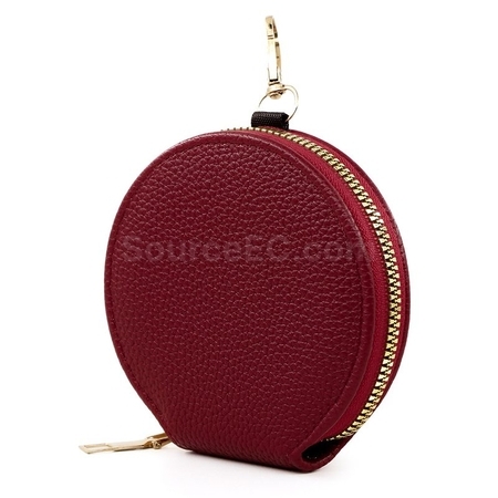 Customization Mini Round Zipper Coin Purse Promotional Products