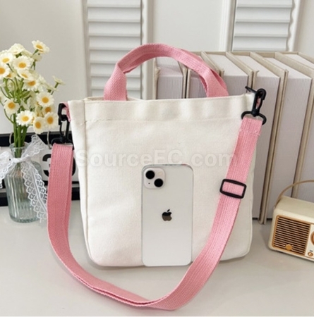 Customization Canvas Crossbody Tote Bag Promotional Products