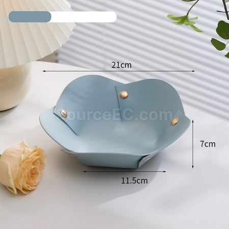 Customization Flower Shape PU Leather Tray Promotional Products