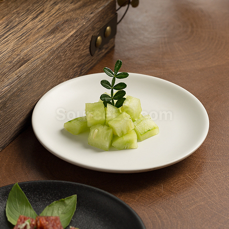 Customization Chinese Retro Ceramic Small Plate Promotional Products