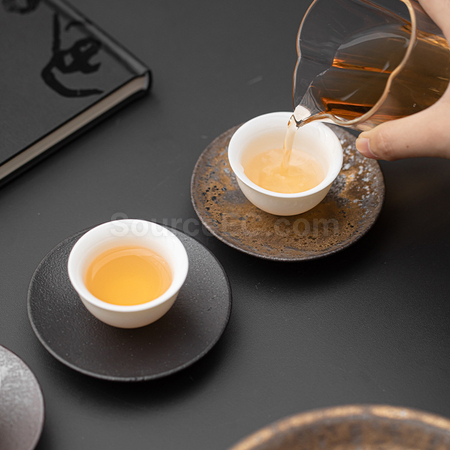 Customization Chinese Retro Ceramic Small Plate Promotional Products