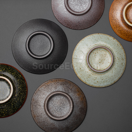 Customization Chinese Retro Ceramic Small Plate Promotional Products