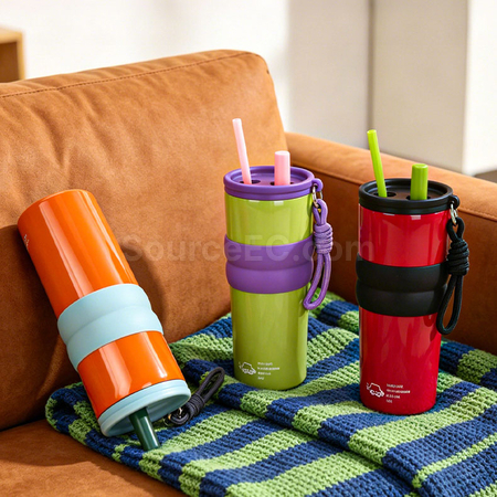 Customization 316 stainless steel insulated tumbler with straw Promotional Products