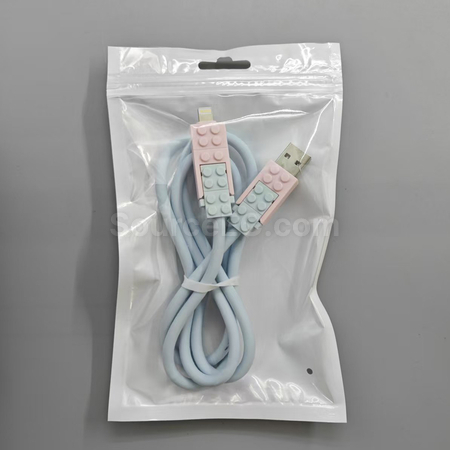 Customization 4-in-1 Building Block Charging Cable Promotional Products