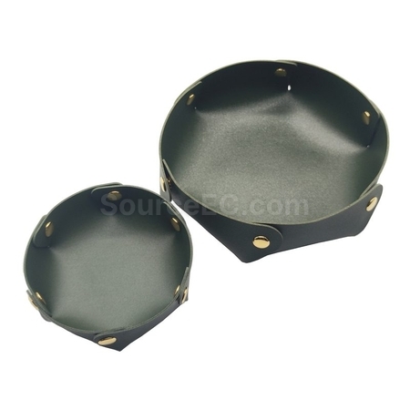 Customization Round PU Leather Storage Box Promotional Products