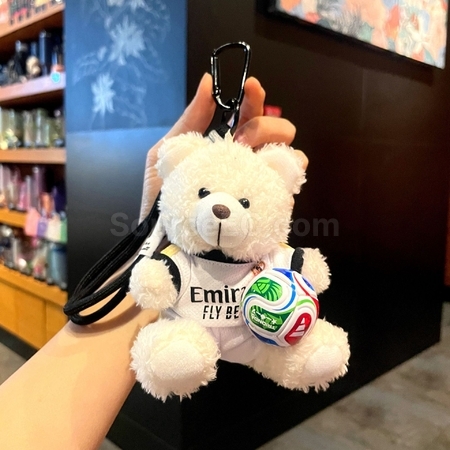 Customization Football Bear Pendant Keychain Promotional Products