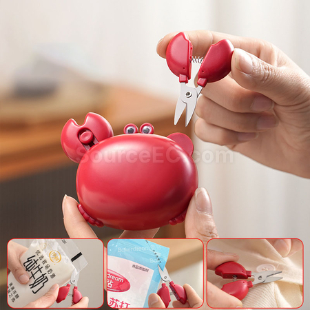 Customization 3-in-1 Crab Bottle Opener, Can Opener and Scissors, Magnetic Refrigerator Sticker Promotional Products