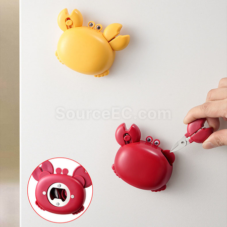 Customization 3-in-1 Crab Bottle Opener, Can Opener and Scissors, Magnetic Refrigerator Sticker Promotional Products