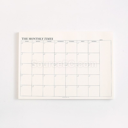 Customization Monthly Planner Notepad Promotional Products