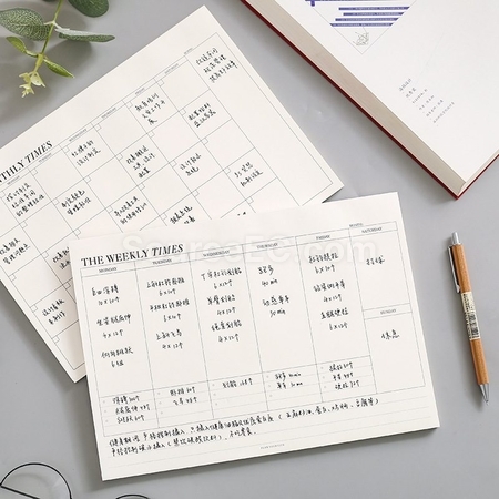 Customization Monthly Planner Notepad Promotional Products