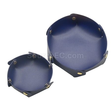 Customization Round PU Leather Storage Box Promotional Products