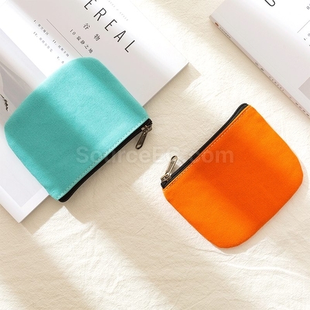 Customization Canvas Coin Purse Promotional Products