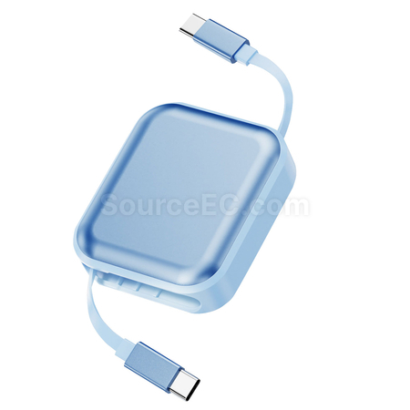 Customization 240W Retractable Dual Type-C Transmission Cable Promotional Products
