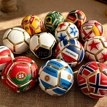 Customization Football Stress Relief Ball-shaped Button Keychain Promotional Products