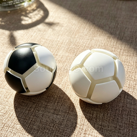 Customization Football Stress Relief Ball-shaped Button Keychain Promotional Products
