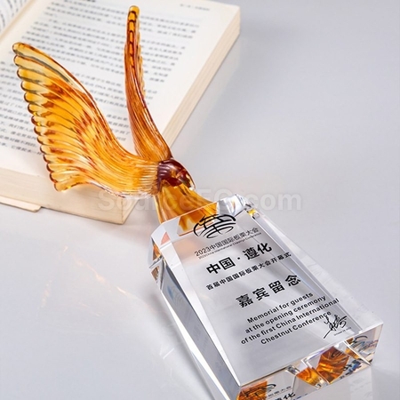 Customization Bird Crystal Trophy Promotional Products