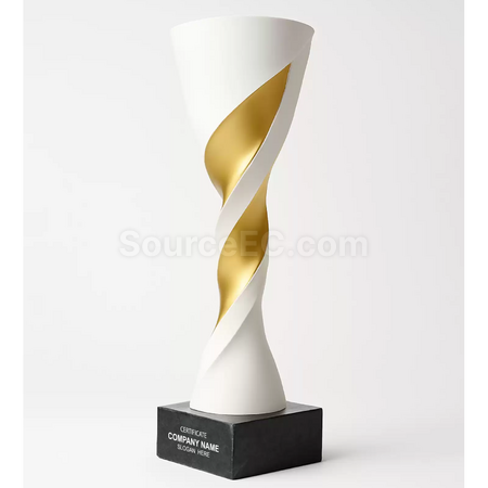 Customization Platinum Crystal Trophy Promotional Products