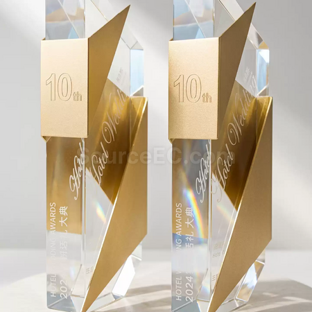 Customization Geometric Crystal Trophy Promotional Products