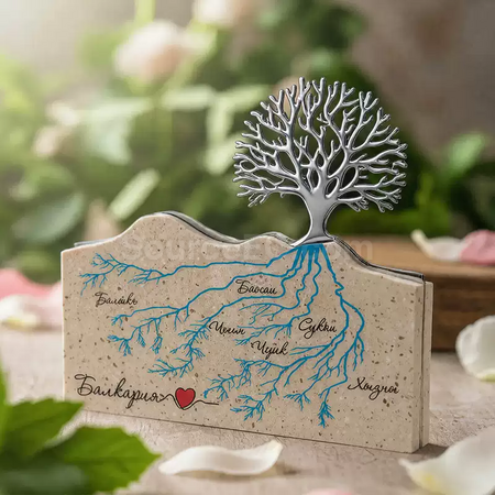 Customization Tree of Life-shaped trophy Promotional Products