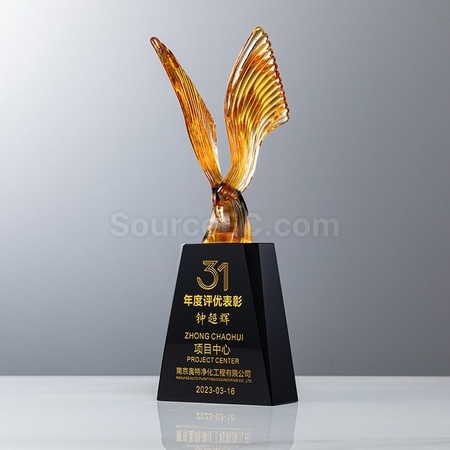 Customization Bird Crystal Trophy Promotional Products