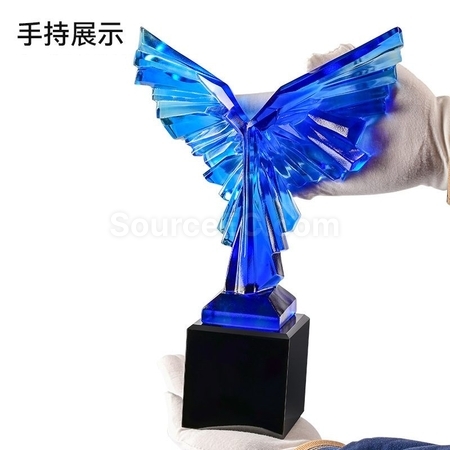 Customization Dream Wings Crystal Trophy Promotional Products