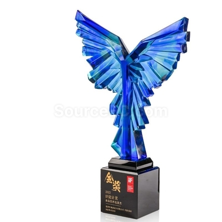 Customization Dream Wings Crystal Trophy Promotional Products