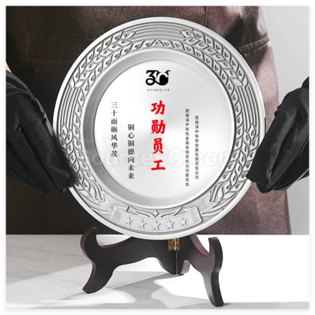 Customization Pure Tin Silver Plate Promotional Products