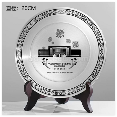 Customization Pure Tin Silver Plate Promotional Products