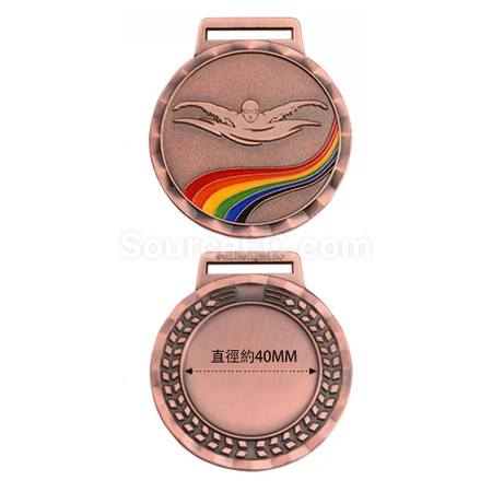 Customization Swimming Metal Medal Promotional Products