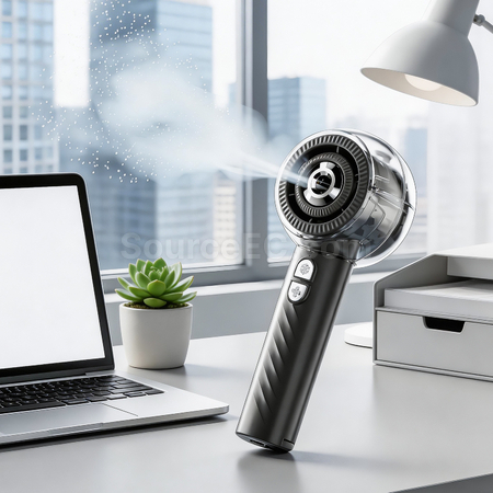 Customization Handheld High-Speed Cooling Spray Fan Promotional Products